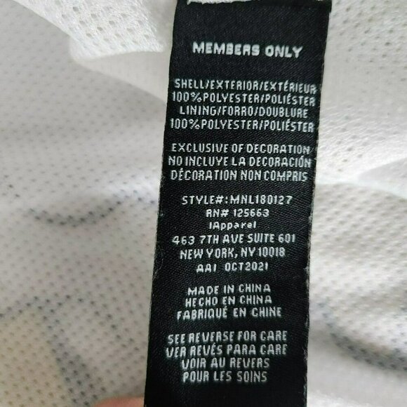 Members Only Garfield & Odie Paw Print Graphic Windbreaker Jacket Cartoon M - Picture 10 of 16